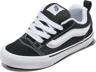 Vans Grade School Lifestyle Knu Skool Shoes (Black/White) by VANS