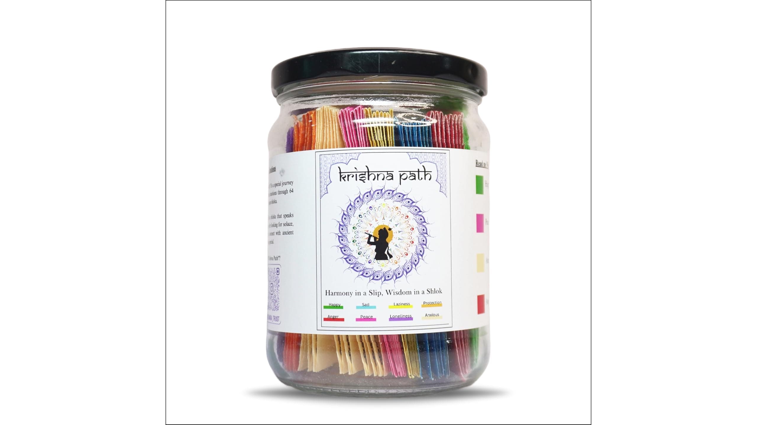 Krishnapath (Gita jar) (EKAKP, Krishnapath (English), Ekanga Gita Jar, Pack of 1, Medium, Krishnapath 01)