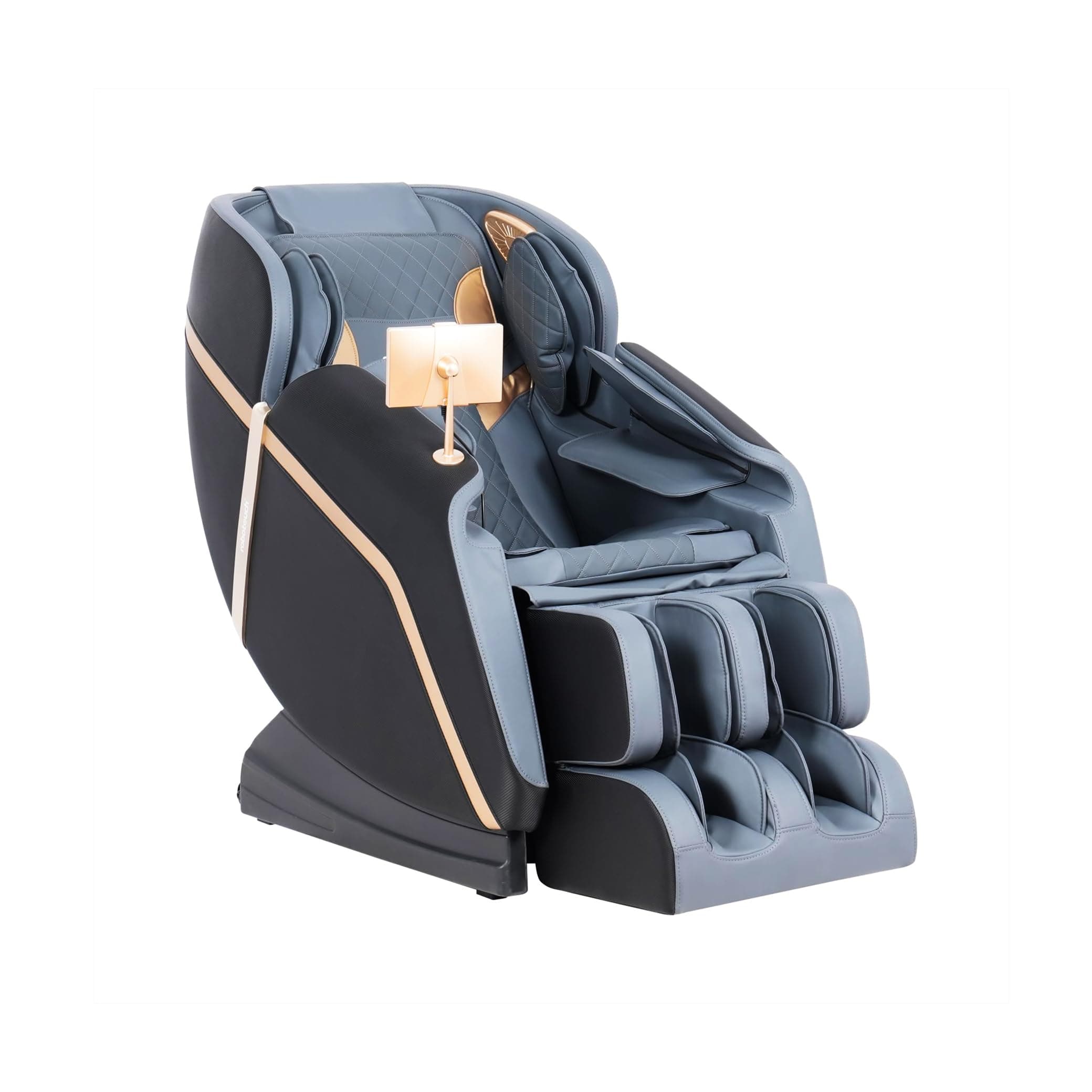 RoboTouch EcoLite Massage Chair | Full Body Shiatsu Massage | Zero Gravity Recliner | Airbag Compression Massage | 6 Auto Programs | Stress Relief & Muscle Relaxation | Home & Office (Black+Grey)