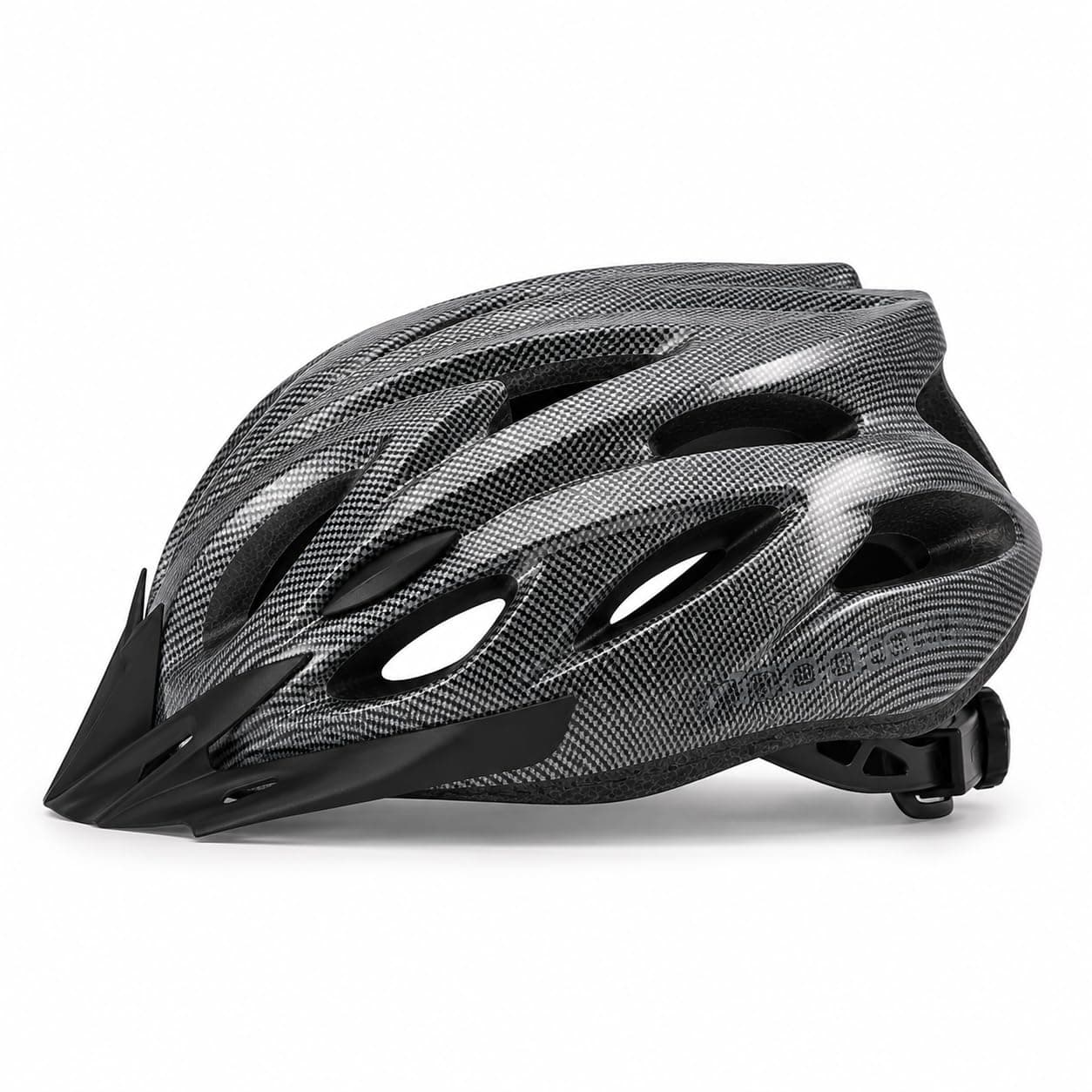 Boldfit Cycle Helmet for Men & Women Cycling Helmet for Men Cycle Accessories Bicycle Helmet for Men and Boys Skating Helmet, Bicycle Helmet, Helmet for Cycle, Adult Helmet for Cycling- Carbon Black