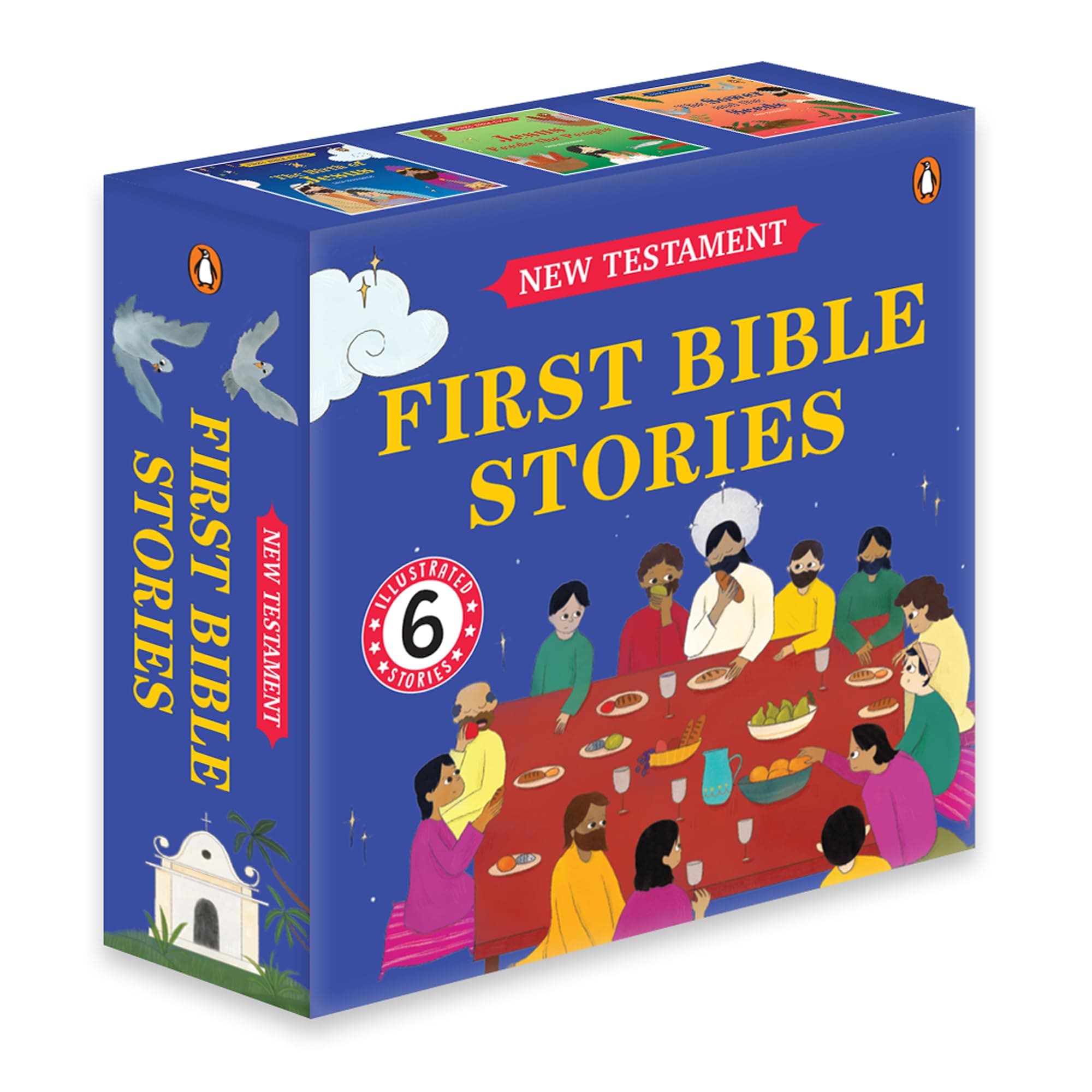 First Bible Stories (New Testament): Box set of Six Illustrated Bible Stories for Kids I Inspiring Tales | Ages 5+ [Select Learning]