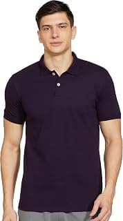 Max Men's Cotton Relaxed Fit Half Sleeves Polo Neck T-Shirt
