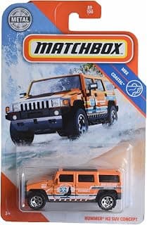 Matchbox Hummer H2 SUV Concept, Orange, Die-Cast Car Toy, Kid, Children