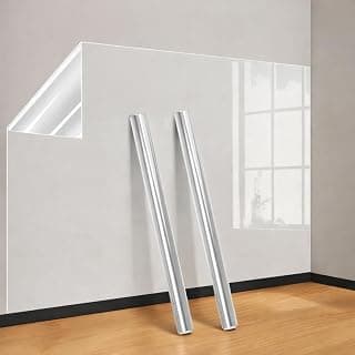 Transparent Kitchen Oil Proof Sticker Roll 60x200 cm | Heat Resistant Waterproof Self Adhesive Wall Protection Film | Cabinet, Drawer, Countertop & Furniture Protector | Clear Contact Sheet