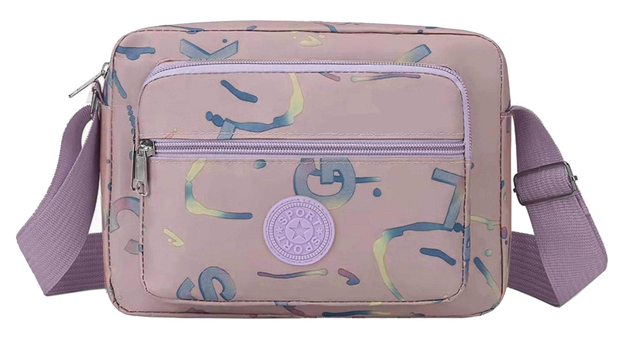 WildHorn Sling Bag for Women | Polyester Crossbody Bag | Multi-Compartment Shoulder Bag | Lightweight Travel & Daily Use Bag