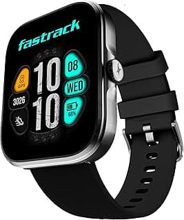 Fastrack Fastrack Discovery Smart Watch, 4.9 CM AMOLED Display, SingleSync BT Calling, Built-in GPS, 100+ Multisport, Auto Recognition of Multisport, 5 Days Battery Life, 100+ Smartwatch Faces (Black)