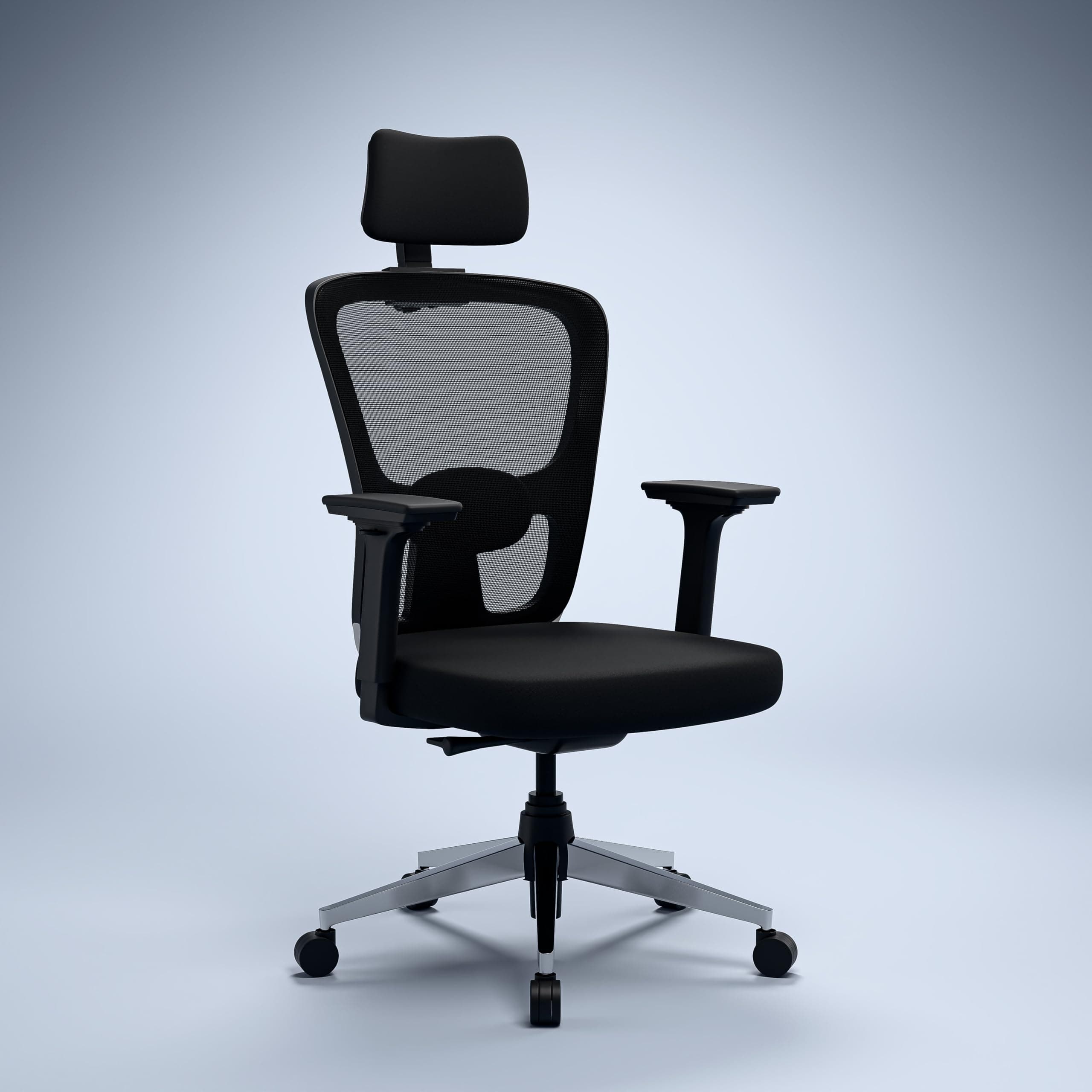 Green Soul Jupiter Superb (2026 Edition) | Ergonomic Mesh Office Chair for Work | 5 Year Warranty | Intelli-Adapt Recline Mechanism | 3D Armrest | Adjustable Lumbar | Black
