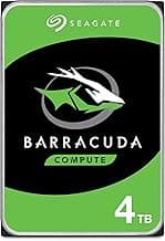 Seagate Barracuda 4TB Internal Hard Drive HDD – 3.5 Inch SATA 6 Gb/s 5400 RPM 256MB Cache for Computer Desktop PC Laptop (ST4000DM004)