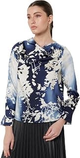 Marks & Spencer Women Polyester Floral Regular Fit Blouse