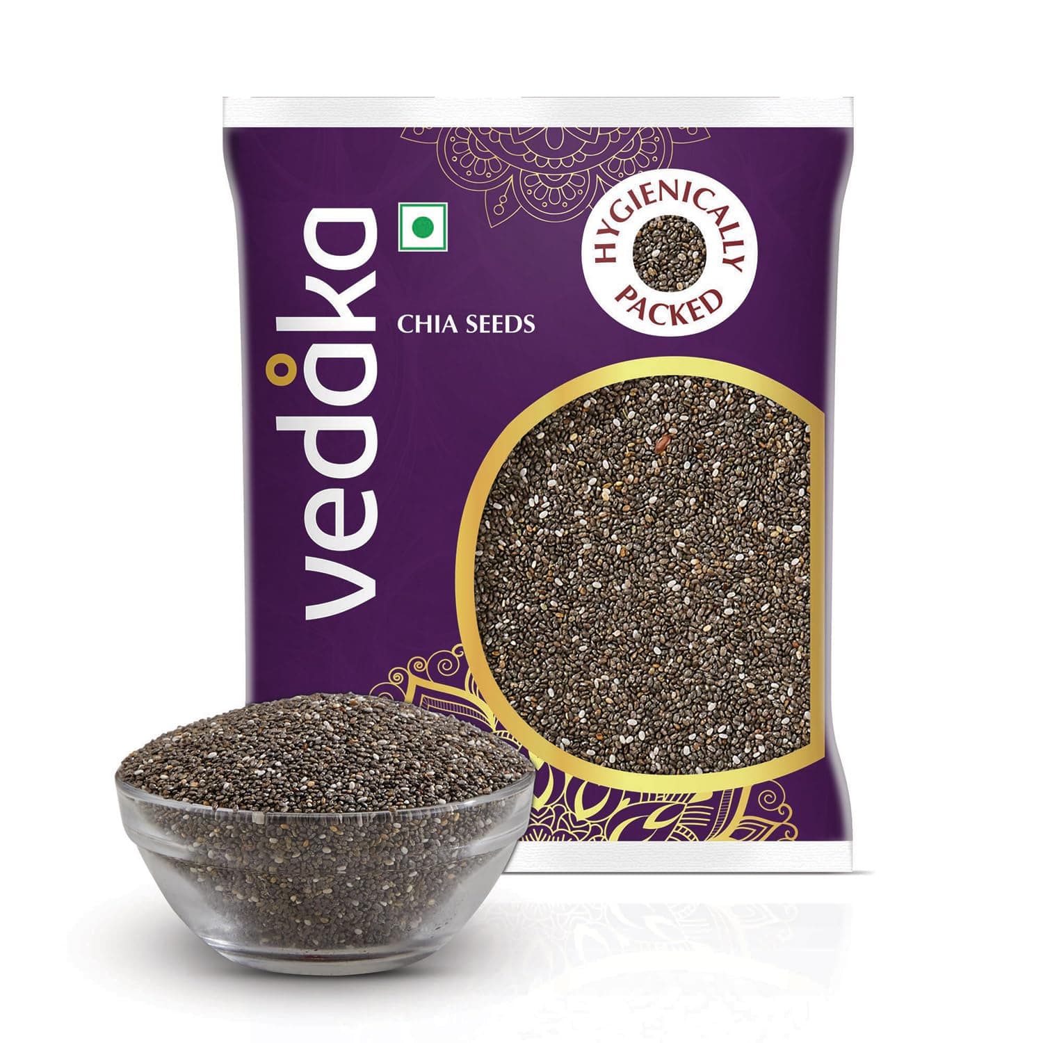 Amazon Brand - Vedaka Premium Raw Chia Seeds | 200 Gram | Calcium And Protein Rich Seeds