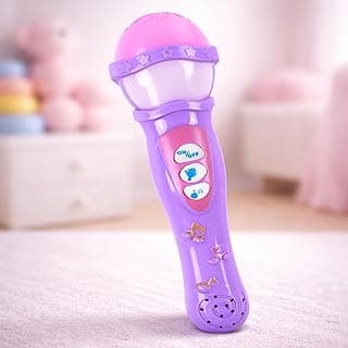 Toyshine Musical Microphone Singing Mic Toy with Lights and Clear Sound (Purple)