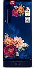 LG 185 L, 2 Star, Direct Cool Single Door Refrigerator (GLD1925XOBK, Blue Klase, Base stand with Drawer, Fit Max Chiller Tray, Works Without Stabilizer, 2026 Model)
