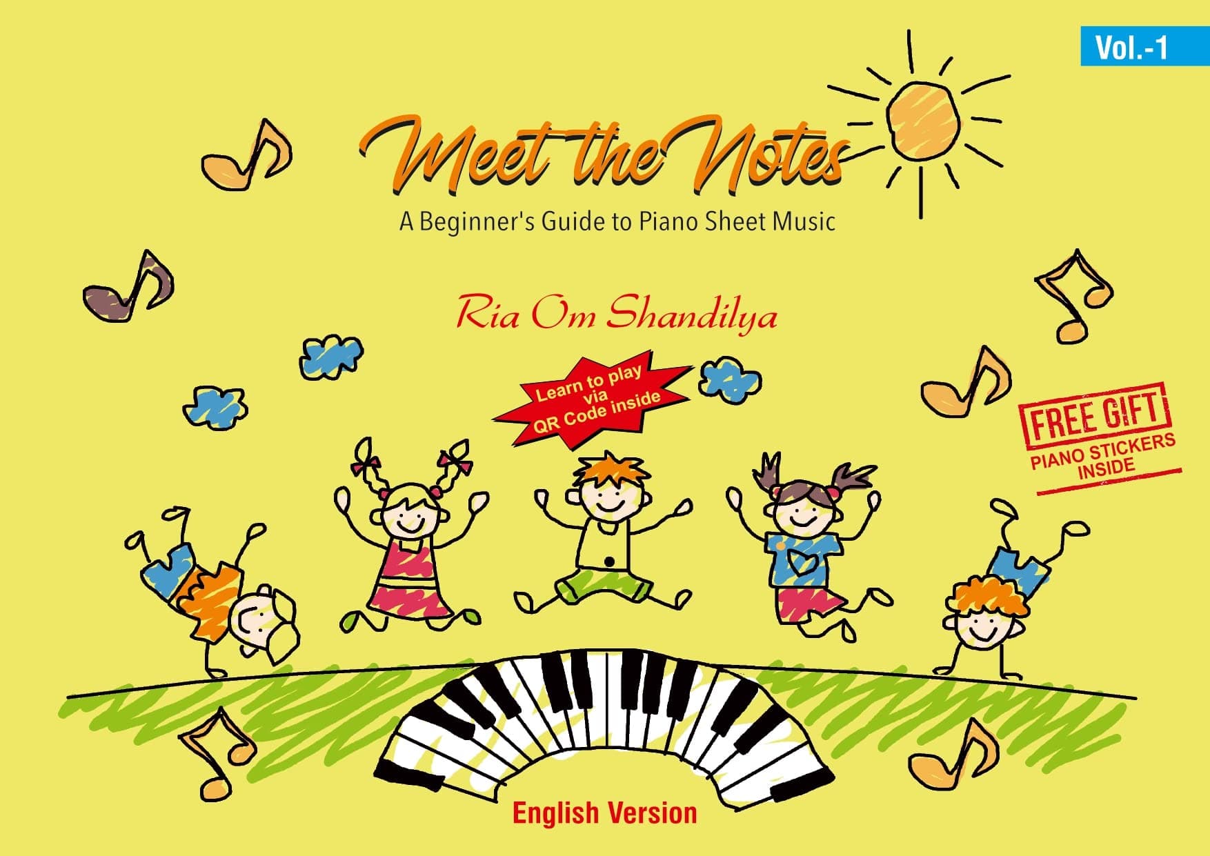 Beginner Piano Pack- Meet The Notes: A Beginner's Guide to Piano Sheet Music (Book & Streaming Video Lessons) & Repertoire Book