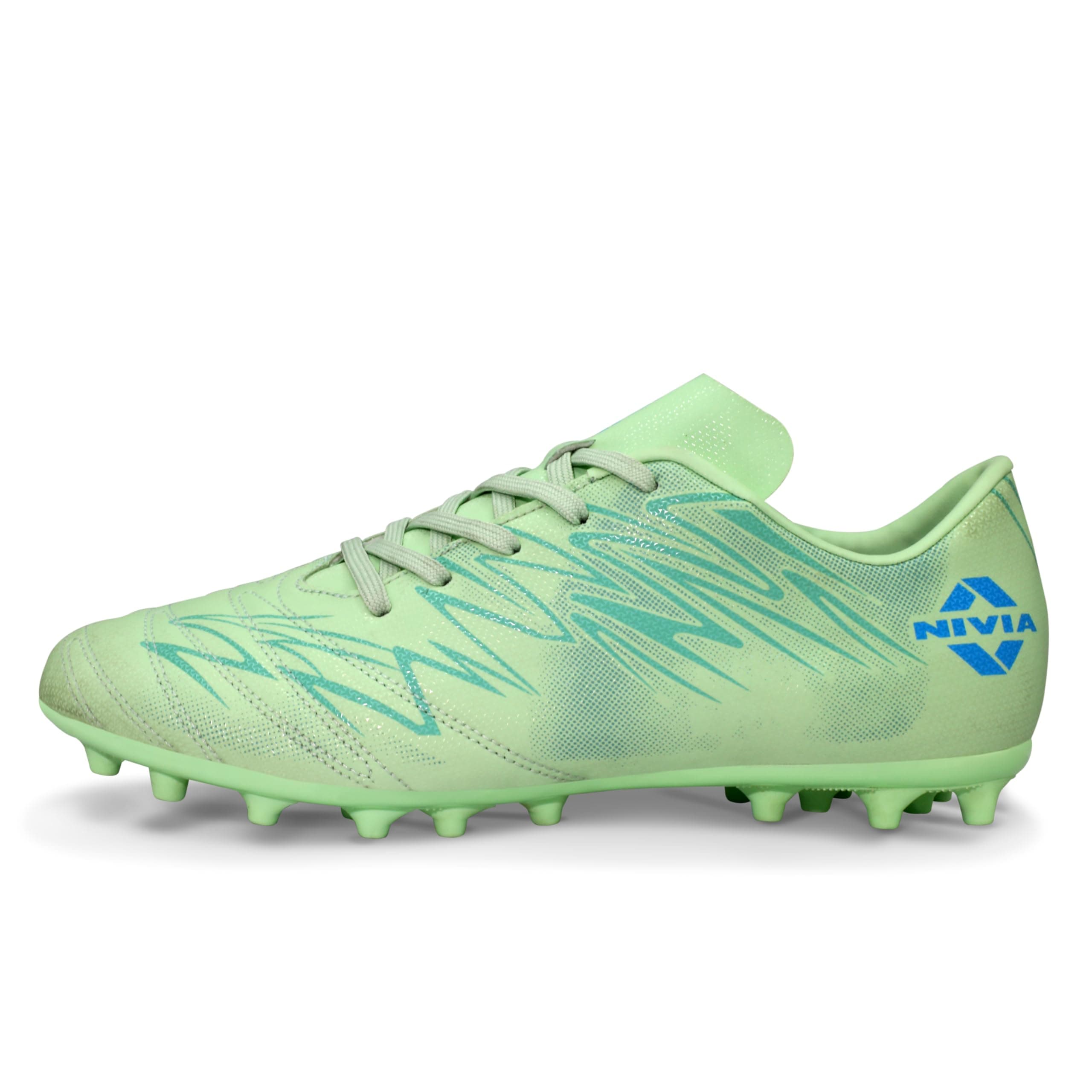 Nivia Encounter Mg 11 Football Stud for Men, Synthetic Leather Upper, Lightweight Insole,High-Shear Strength TPU Outsole, Ideal for Hard & Grassy Surfaces