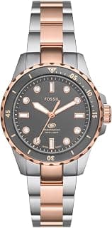 Fossil Fossil Blue Dive Two Tone Watch ES5348
