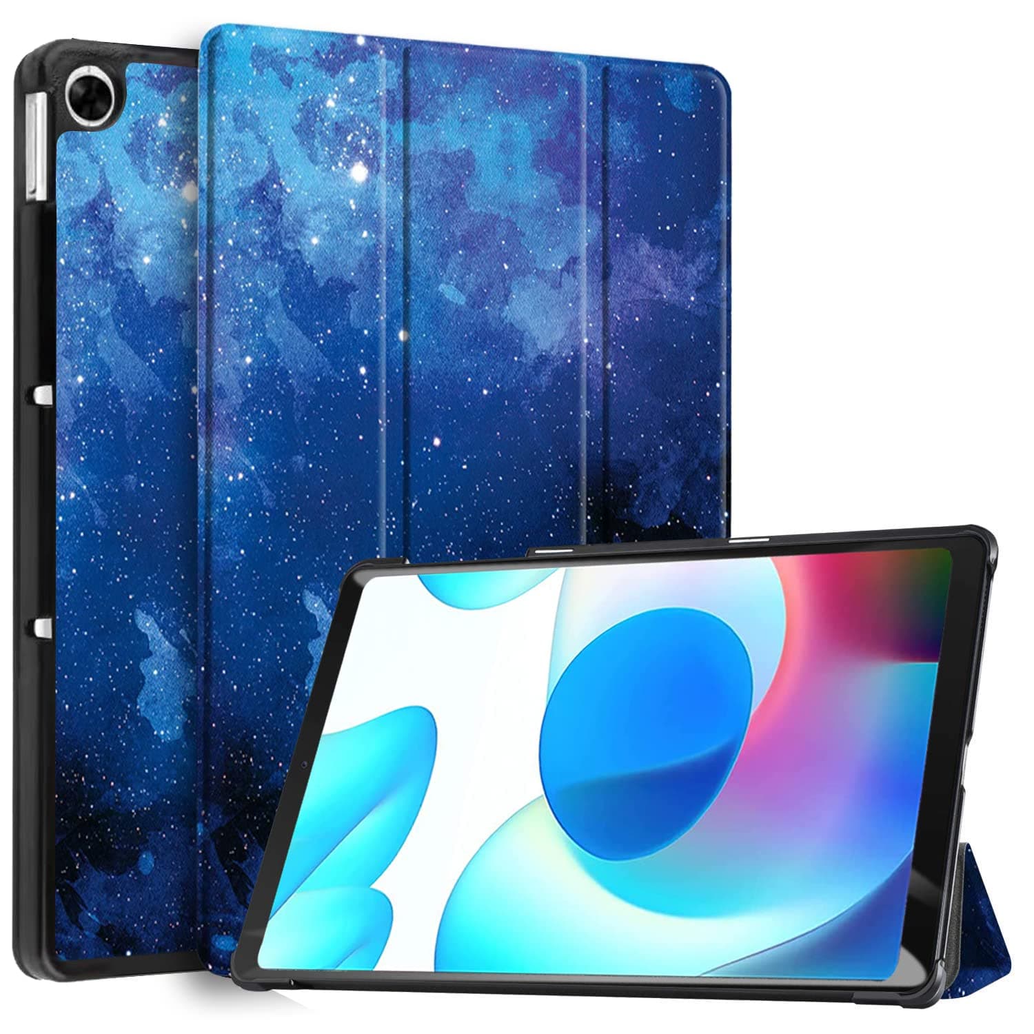 Robustrion Trifold Case Cover for Realme Pad 10.4 inch - Stars