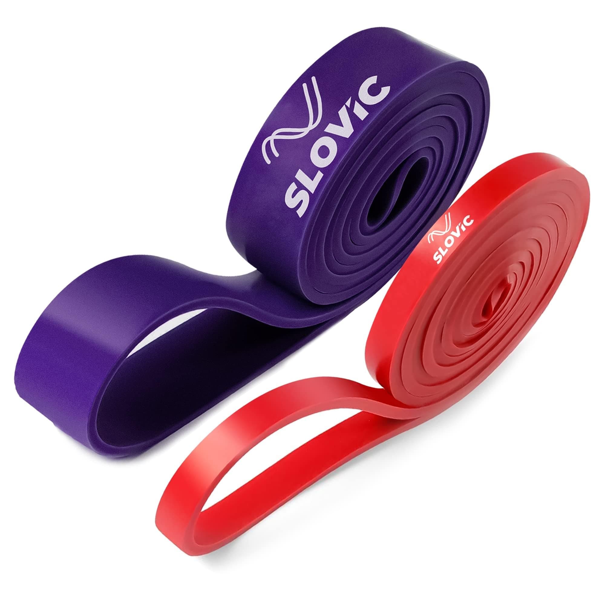 Slovic Resistance Band for Workout [15+45 KG] | Latex Free Resistance Bands Set | Excercise Band & Stretching Bands for Exercise for Home Workouts | Gym Equipment for Home Workout | for Men & Women