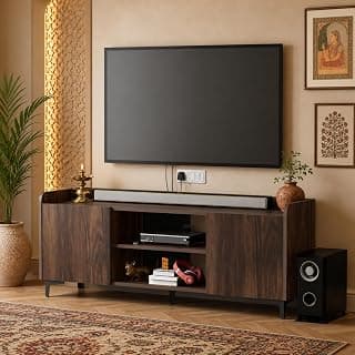 Symphony Global Engineered Wood TV Entertainment Unit (Junglewood)