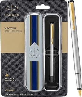 Parker Vector Stainless Steel GT Fountain Pen