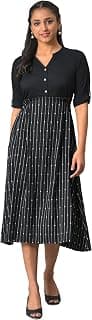 Aurelia Women's Fit and Flare Midi Dress
