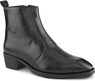 Big Fox Men’s Classic Cuban Boots | Premium Ankle-Length Boots | Stylish, Durable & Comfortable