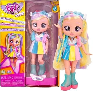 BFF Wave 3 Jenna Doll for Girls with 9+ Surprises | Big Doll for Girls Age 3+|Doll House Set for Girl| Princess Toys for Kids