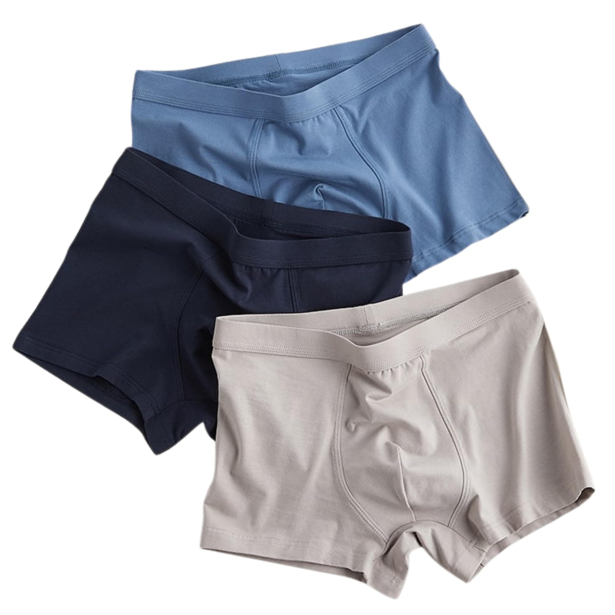 HK47 Men's Silk-Nylon Blend Innerwear | Ultra-Soft Breathable Lightweight Trunks | Best Fitting | Stretch Fit Underwear for Everyday Comfort Wear (Any 3 Multicolor) Pack of 3