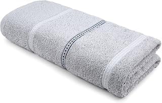 MYTRIDENT Towel for Bath, Urban Comfort, 450 GSM, 100% Cotton, Bath Towel, Disty Grey