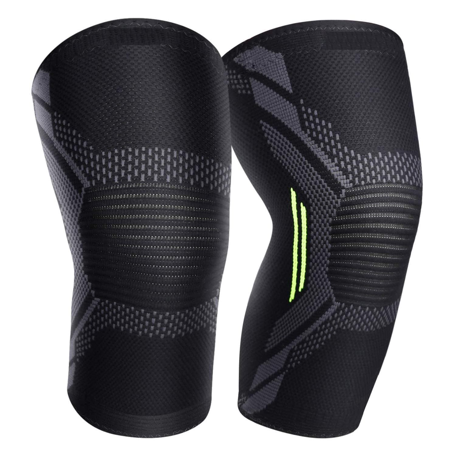 serveuttam® Knee Support for Men (1Pair) –Ortho Knee Cap Women | Knee Sleeves for Running Jogging Gym Squats | 4 Way Compression Knee Sleeves | Sleeves for Sports Arthritis Pain