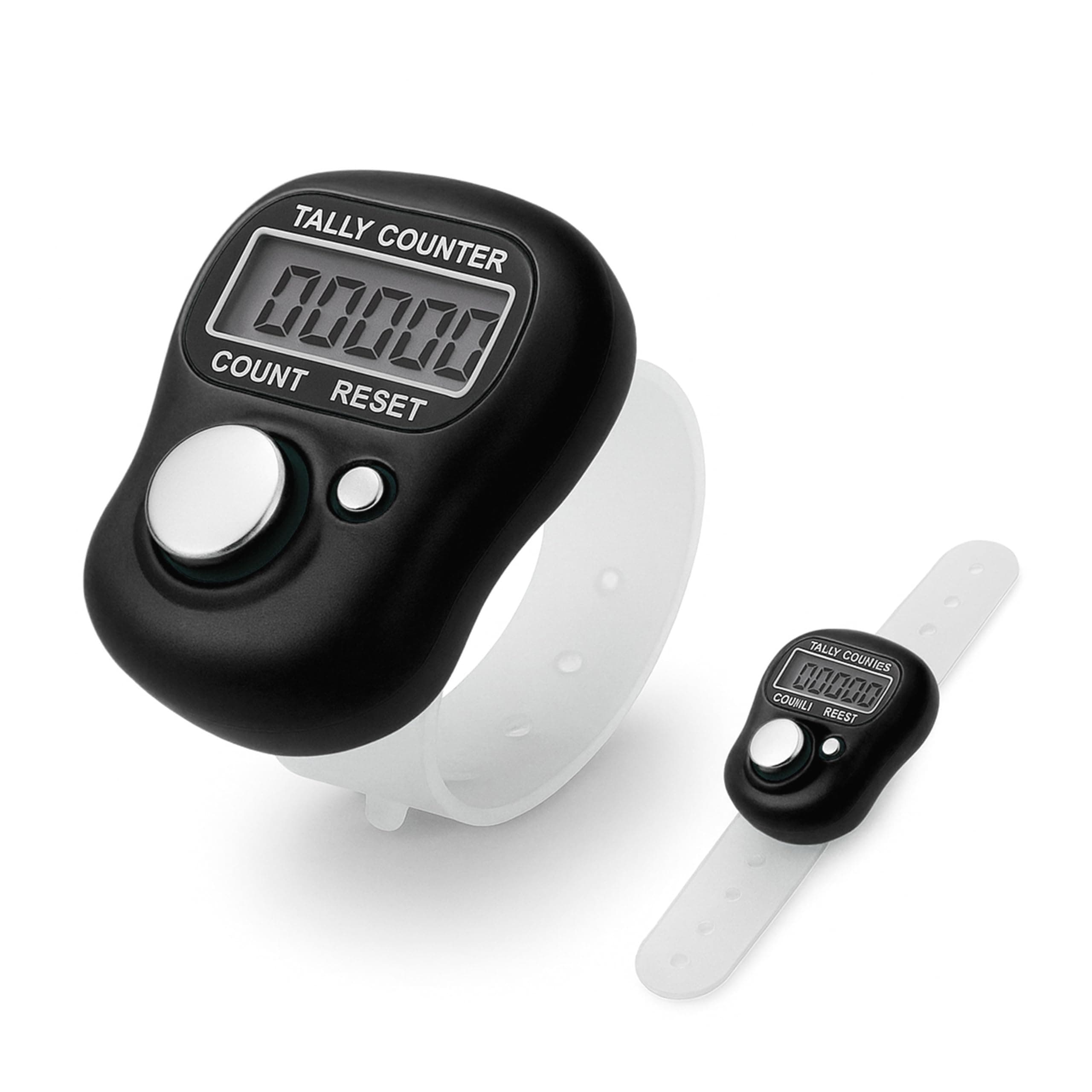 Mini Hand Tally Counter-Finger Ring Digital Electronic Head Count, Japa Counter Counting Machine for Mantra Jap and Cricket Umpire, and Various Counting Purpose Small Multicolor (Pack of 1)