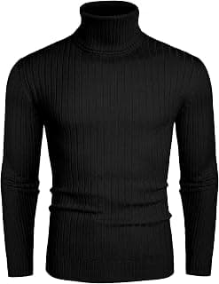 DENIMHOLIC Men Cotton Turtle neck Sweater