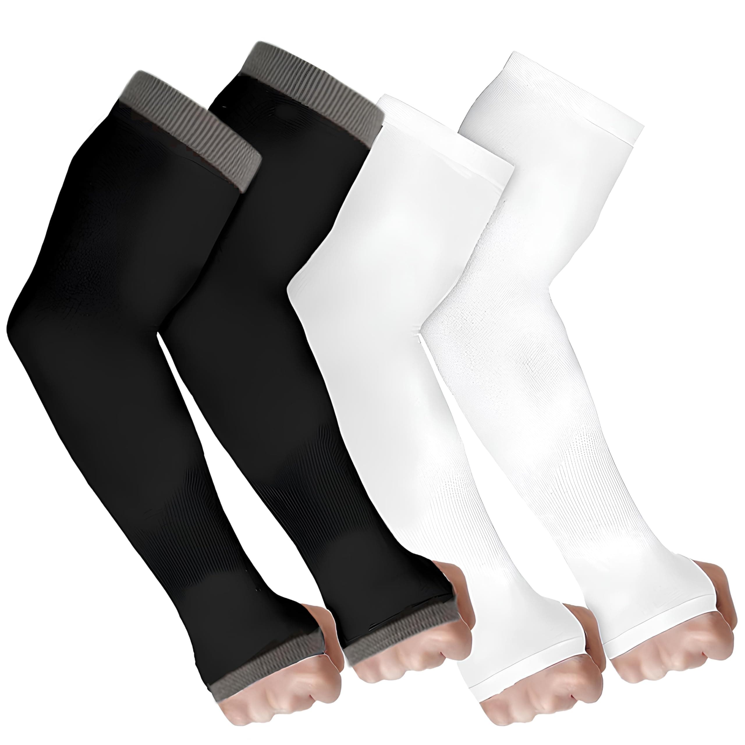 PulGos Combo – UV Protection Arm Sleeves for Men & Women with Thumb Hole | UPF 50 Sun Protection Sleeves for Cricket, Cycling, Running & Bike Riding | Breathable & Cooling Fabric for All-Day Comfort