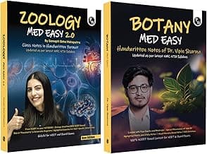 PW Med Easy Zoology 2.0 and Botany Handwritten Notes Combo Set of 2 Books For NEET and Board Exams 2025-26 | Flowcharts, Mnemonics, Diagrams | NCERT Unit Overview