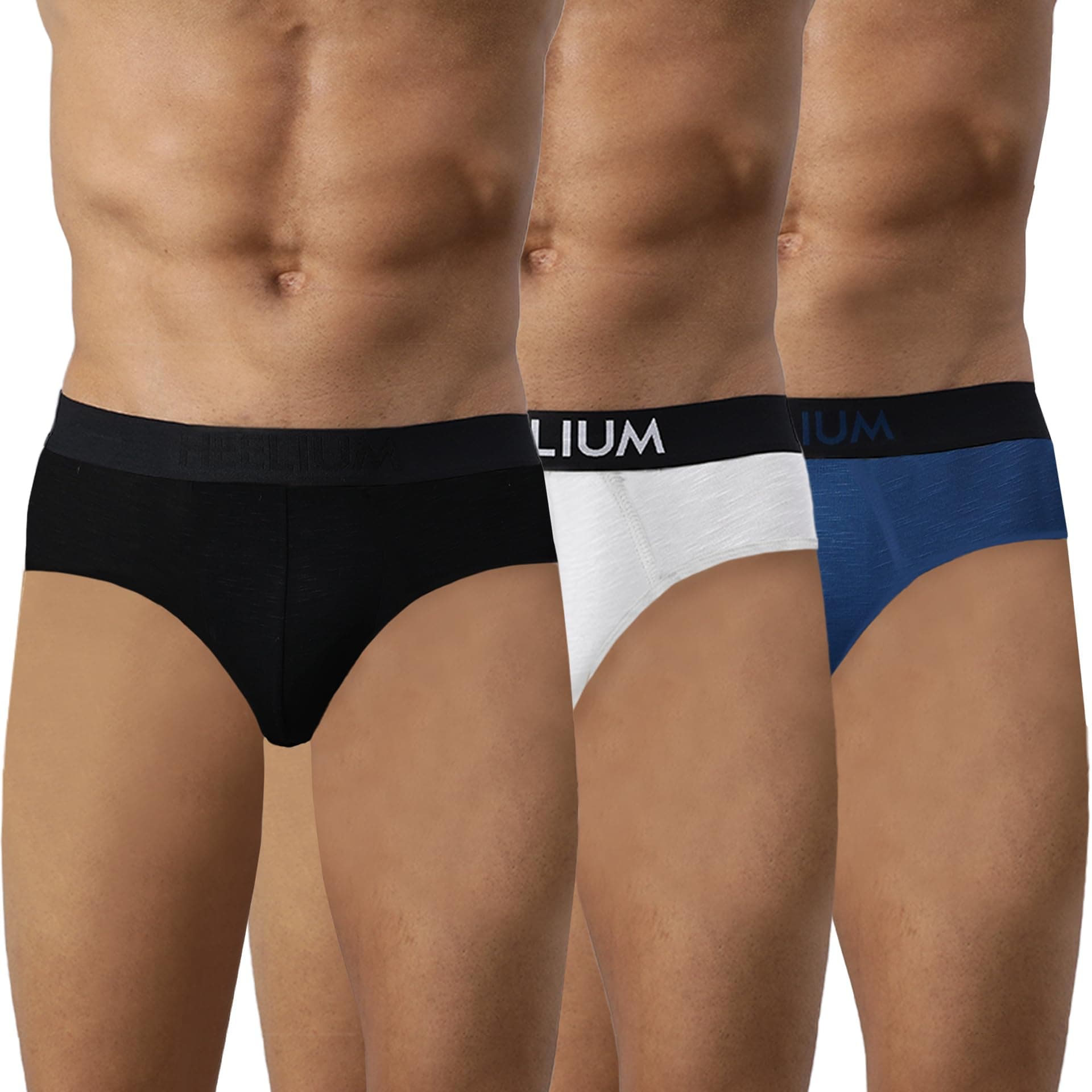 HEELIUM Bamboo Underwear Brief for Men | 3X Softer Than Cotton & Odour Free | Stretchy Fabric & Durable Waistband