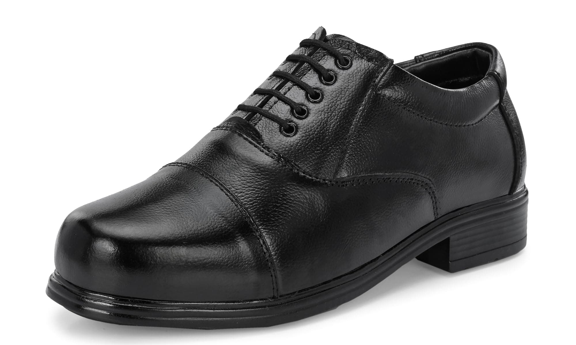 Server Men's Oxford Shoe || Uniform Dress Shoe || Black Formal Shoes || Office Shoes Hand Made || Police Shoes Leather Lace Up Oxford Shoe