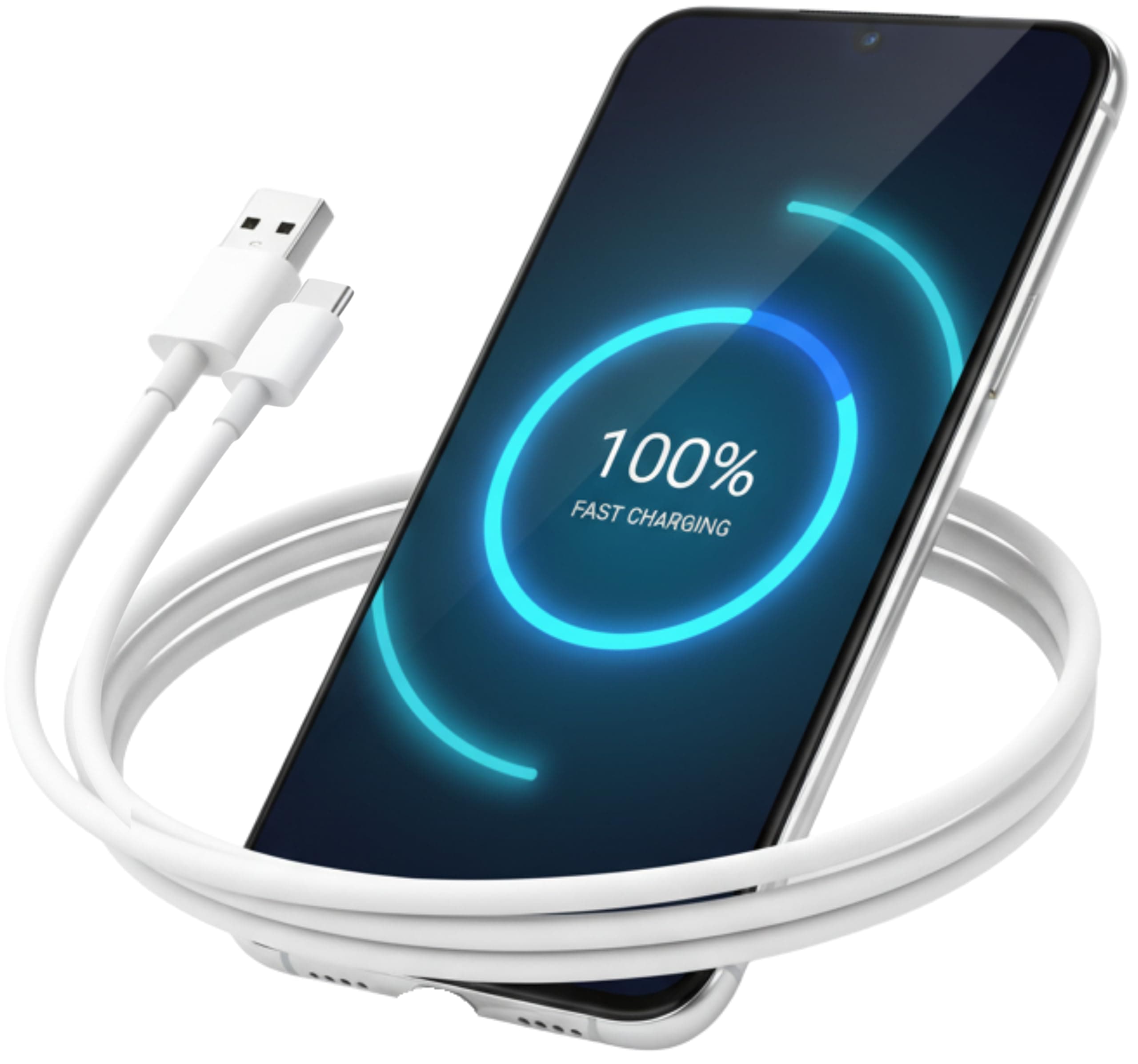 HANYCONY 66W USB Type-C Fast Charging Cable for Vivo V30 V29 V28 V27 V25 V23e V23 Pro V21 5G iQOO Neo 9 Pro 12 5G Neo 7 Pro Z7 Z7S Z6 Lite 11 Z6 44W T2 iQOO 9 & Y Series – Original Charging Speed