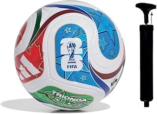 ShyamLine ero 2024 Hand Sitched Football Size - 5 (World Cop 2026 with Pump)