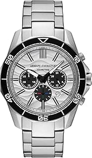 Armani Exchange NA Silver Quartz Stainless Steel Watch AX1969