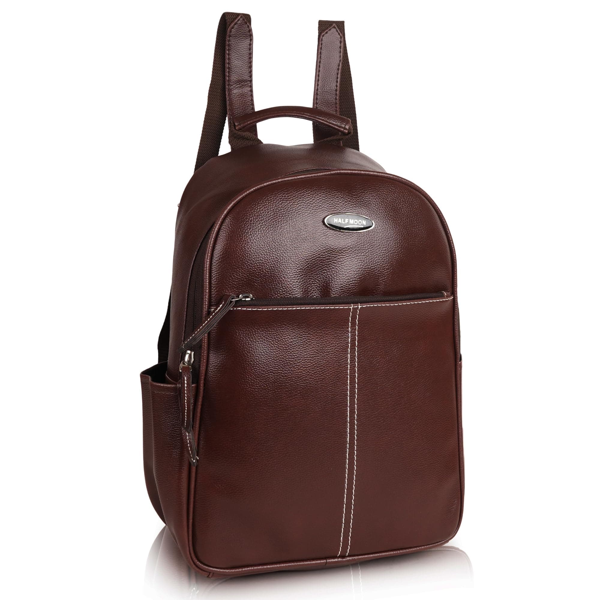 Half Moon Stylish Anti-Theft Leather Backpack Shoulder Bags for Women and Teens Girls | Everyday Use | Office | College | Travel | Work | Birthday Gifts for Wife | Sisters Mother