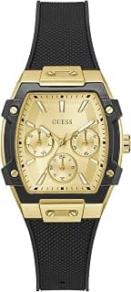 GUESS Champagne Rectangle Dial Analog Women's Watch - GW0945L2