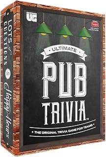 Funskool Ultimate Pub Trivia, Strategy Game, Card Game, Board Game for Kids, Adults, Families, Educational, Fun, 4+ Players, Family Fun, Activity Toy for Childrens, Gift Set for Kid, Ages 12+ Years