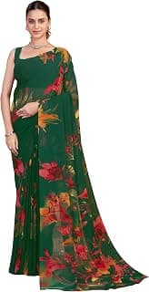 Garden Vareli Georgette Floral Printed Saree