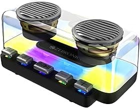 ZEBRONICS Music Bomb 20 15W Output, Portable Wireless Speaker, 36h Backup, TWS, Bluetooth 5.0, FM Radio, AUX, USB, mSD and Mechanical Switches