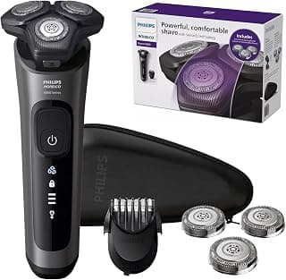 PHILIPS Shavers for Men, Rechargeable Wet/Dry With SenseIQ Technology, Cordless Razors With Pop-up Trimmer, Travel Case