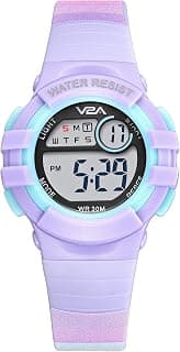 V2A Girls Kids Watch - Gifts for Girls Age 3-10 30 M Waterproof Digital Sports Watches for 3 4 5 6 7 8 Year Old Girls