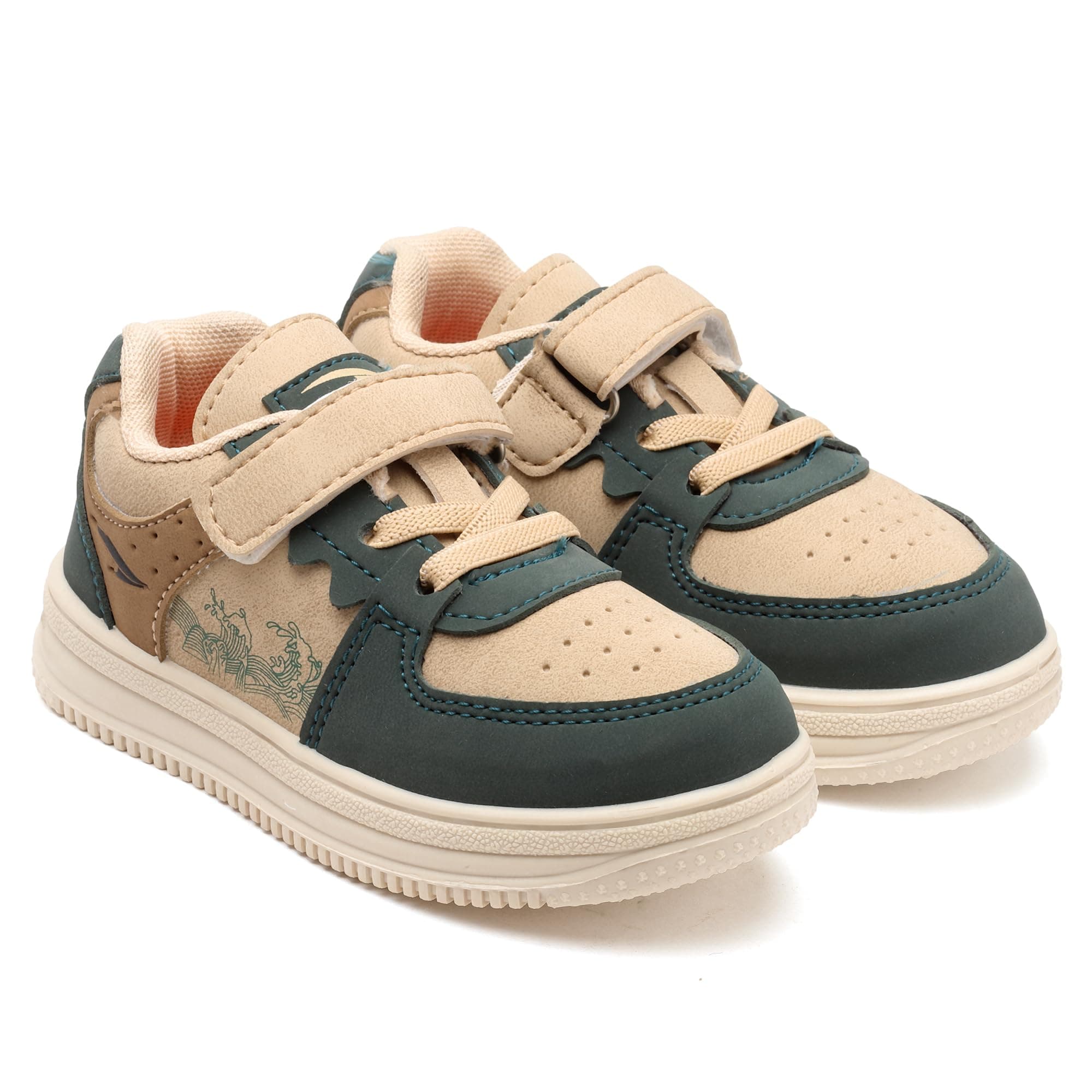ASIAN Kids JUPITER-07 Stylish Casual Sneakers with Velcro Closure for Boys, Trendy and Comfortable Shoes Perfect, Walking, and Outdoor Play, Lightweight and Durable Design