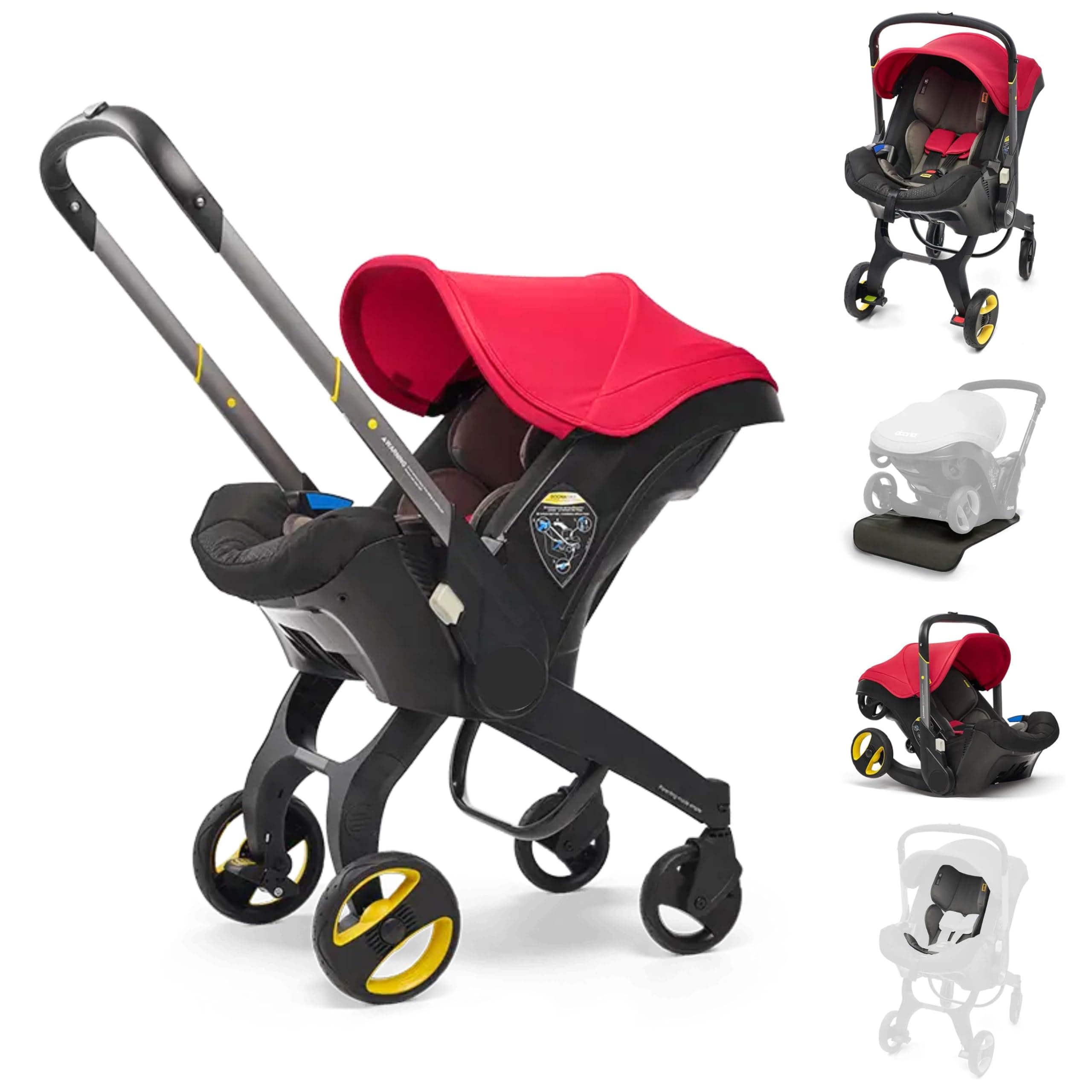 OBABY Car Seat/Travel Stroller/Convertible/Adjustable seat/ 5 Point Safety Harness/Ergonomic/Foldable seat/Multi-Position Stroller for New Born and Toddler