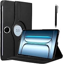 Glaxx Cover for Oneplus Pad Lite Flip Cover Case 11 inch Tablet, Kickstand Flip Case for Oneplus Pad Lite 11.61 inch, 360 Degree Rotating PU Flip - Black
