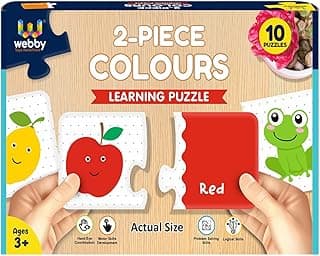 Webby Montessori Learning Jigsaw Puzzle for Kids 3+ Educational Preschool Brain Development Toy Pack