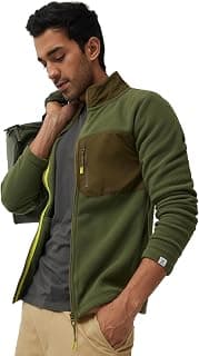 XYXX Men's Alterra Polyester Regular Fit High Neck Winter Fleece Jacket